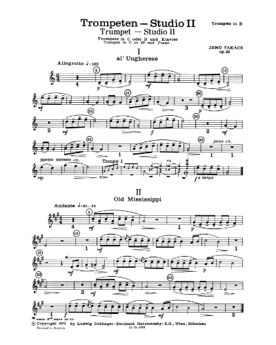 Trumpet Studio II, op. 99