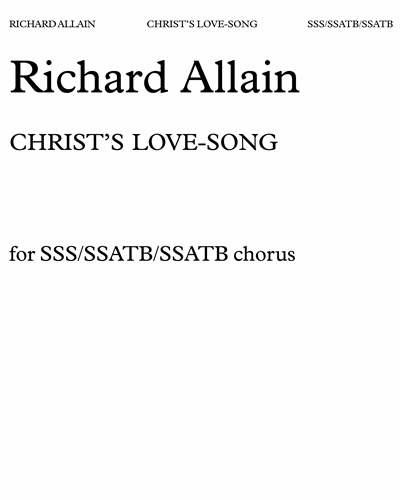 Christ's Love-Song