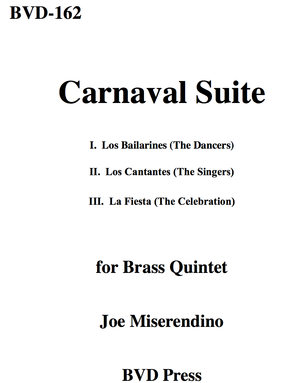 Carnaval Suite