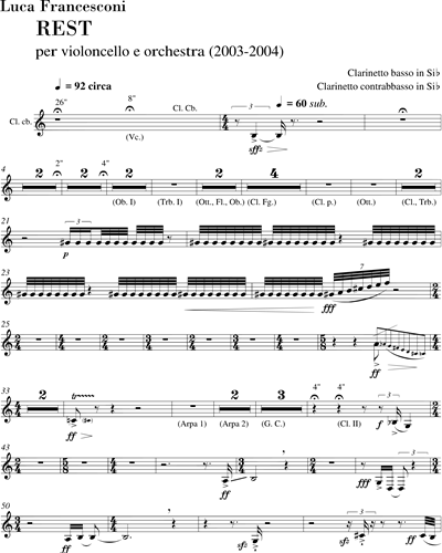 Bass Clarinet 2 in Bb/Contrabass Clarinet in Bb