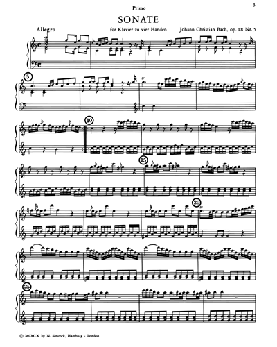 Sonata in C major, op. 18/5