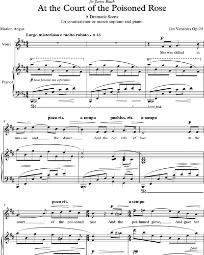 Countertenor/Mezzo-soprano (Alternative) & Piano