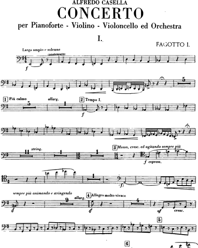 Concerto Per Trio Op 56 English Horn Sheet Music By Alfredo Casella