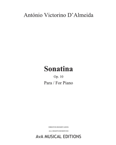 Sonatina, op. 10