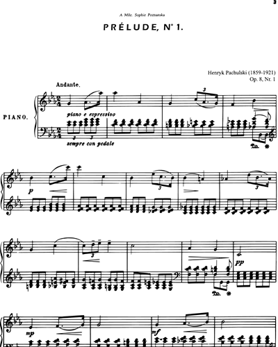 Préludes Op. 8, 21, 22/2, 29/1.