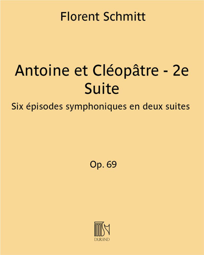 Antoine et Cléopâtre - 2e Suite