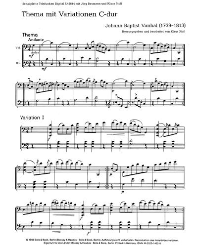 Theme with variations C Major