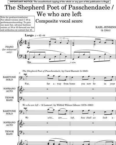 Vocal Score