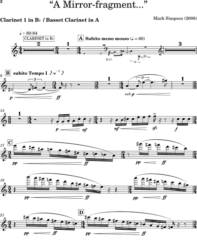 Clarinet 1 in Bb/Basset Clarinet in A