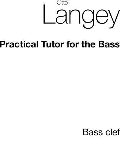 Practical Tutor for Bass