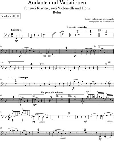 Andante und Variationen op. 46 Anh