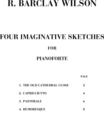 Four imaginative sketches