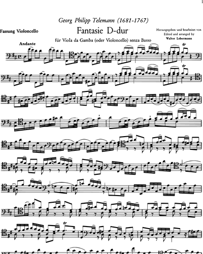 Fantasia in D major