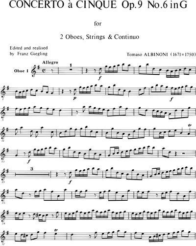 [Solo] Oboe 1