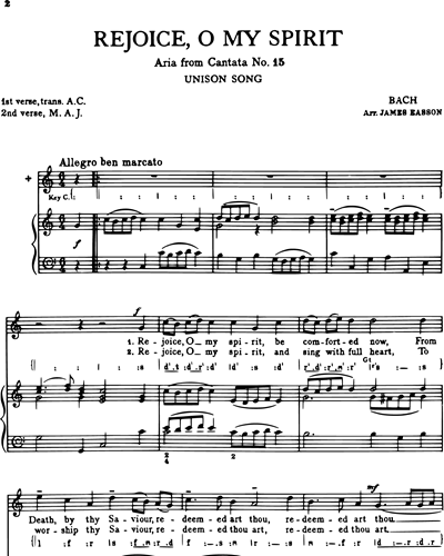 Unison Chorus & Piano