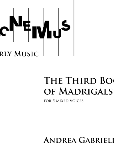 The Third Book of Madrigals