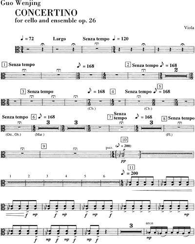 Concertino for cello & ensemble Op. 26
