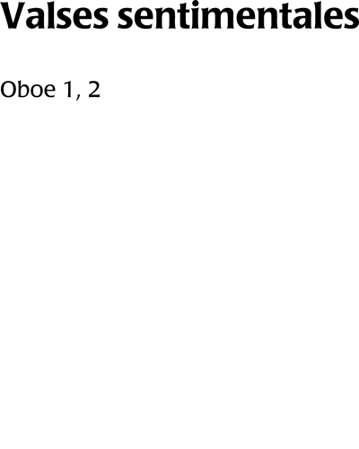 Oboe 1 & Oboe 2