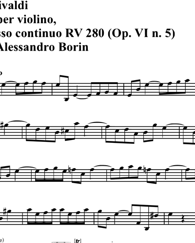 Concerto RV 280 Op. 6 n. 5