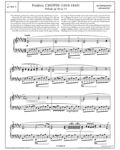 Prélude Op.28 No.13