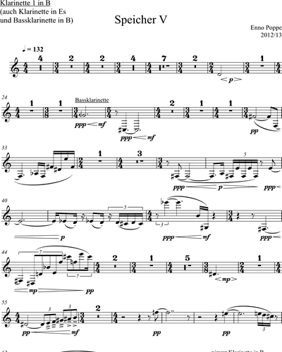 Clarinet 1/Clarinet in Eb/Bass Clarinet