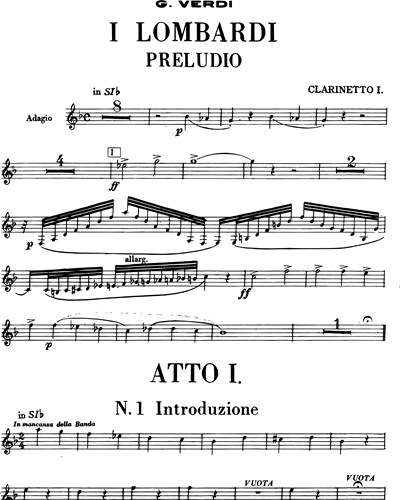 Clarinet 1/Clarinet in A/Clarinet in C