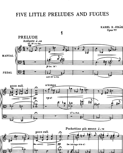 Five Little Preludes and Fugues