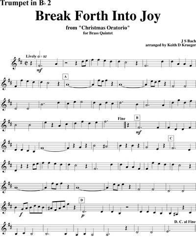 Break Forth into Joy (from 'Christmas Oratorio')