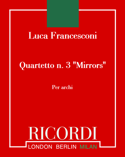 Quartetto n. 3 'Mirrors'