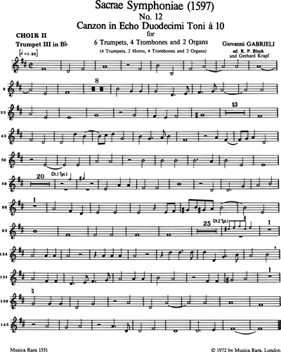 [Choir 2] Trumpet 3 in Bb