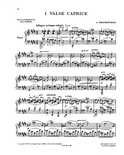 Two Pieces for Piano