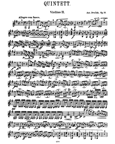 String Quintet in G, op. 77