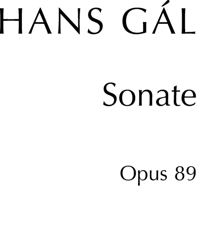 Sonata in C minor, op. 89