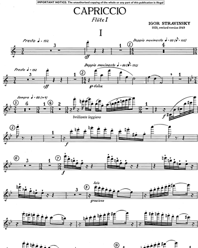Capriccio for Piano & Orchestra