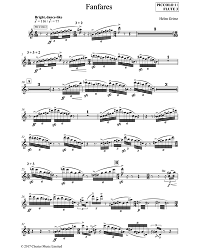 Piccolo 1/Flute 3