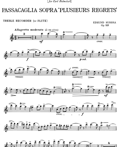 Treble Recorder & Flute (Alternative)
