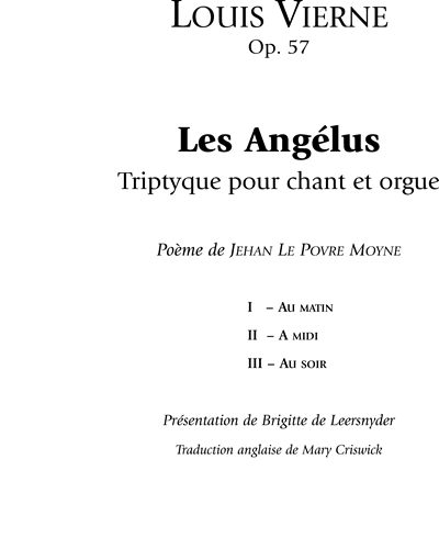Les Angélus, op. 57