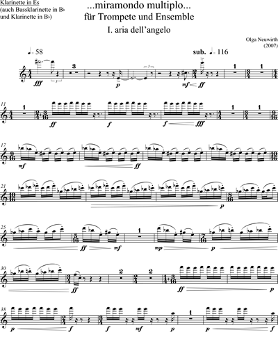 Clarinet/Clarinet in Eb/Bass Clarinet in Bb
