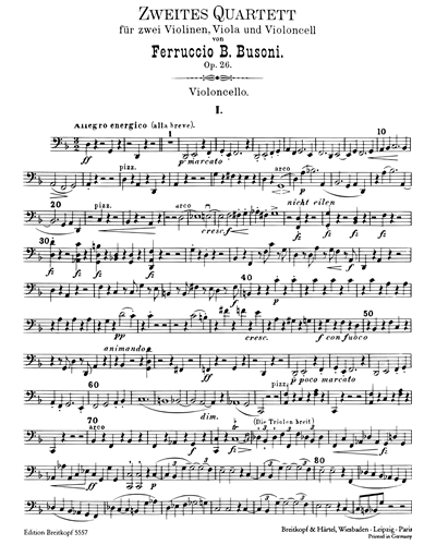 Streichquartett Nr. 2 d-moll op. 26 K 225