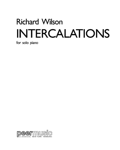 Intercalations