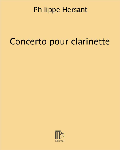 Concerto pour clarinette