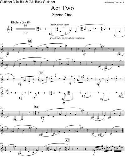 [Act 2] Clarinet 3 in Bb/Bass Clarinet