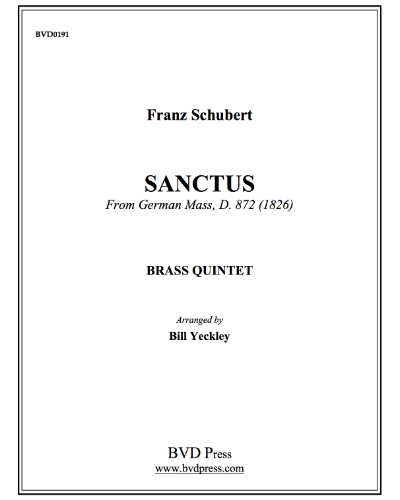 Sanctus (from 'German Mass, D 872')