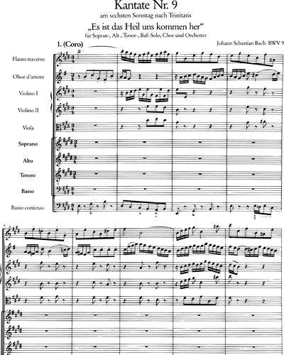 Kantate BWV 9 „Es ist das Heil uns kommen her“