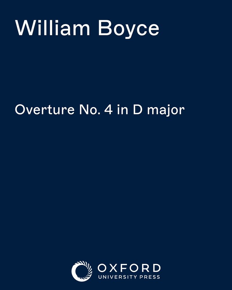 Overture No. 4 in D major