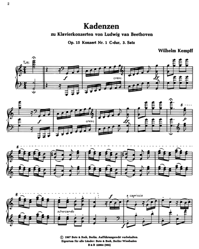 Cadenzas to Ludwig van Beethoven's piano concertos