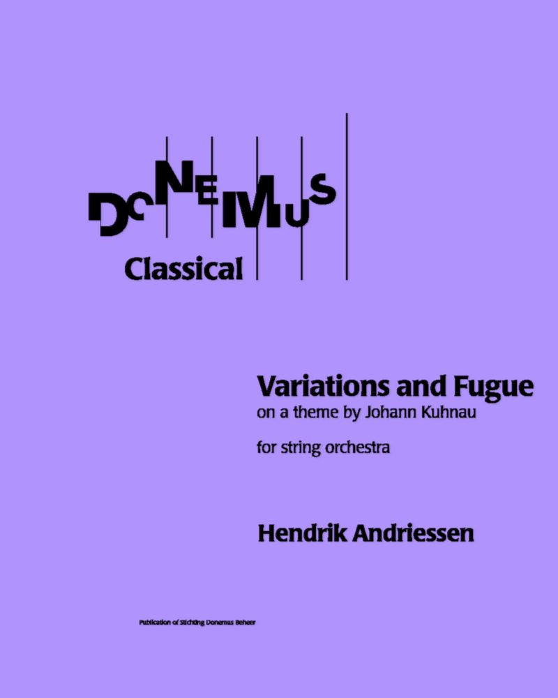 Variations and Fugue on a Theme by Johann Kuhnau
