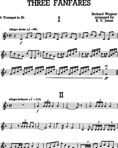 Three Fanfares for Four Trumpets