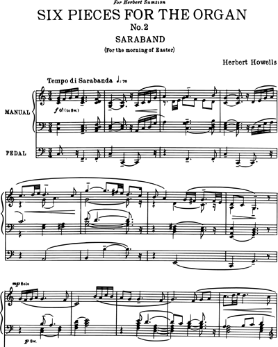 Saraband (for the Morning of Easter) No. 2