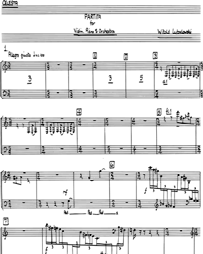 Partita for Violin and Orchestra